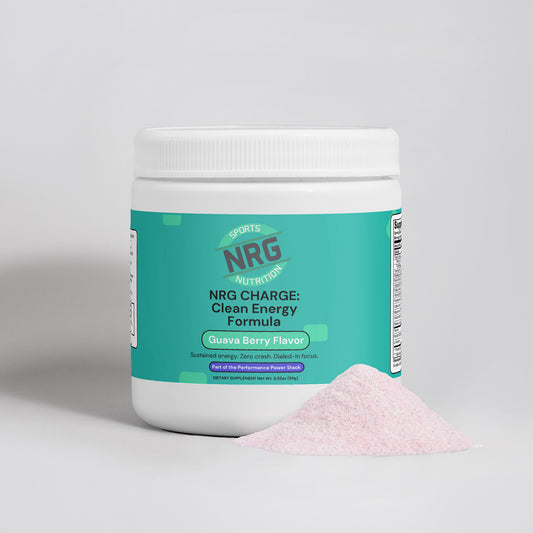 NRG CHARGE: Clean Energy Formula – Guava Berry Flavor-NRG Sports Nutrition-NRG Sports Nutrition