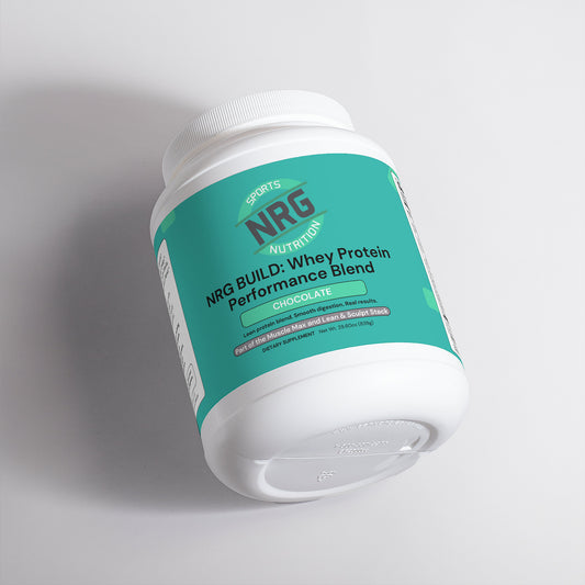 NRG BUILD: Whey Protein Performance Blend - Chocolate-NRG Sports Nutrition-NRG Sports Nutrition