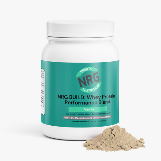 NRG BUILD: Whey Protein Performance Blend – Vanilla