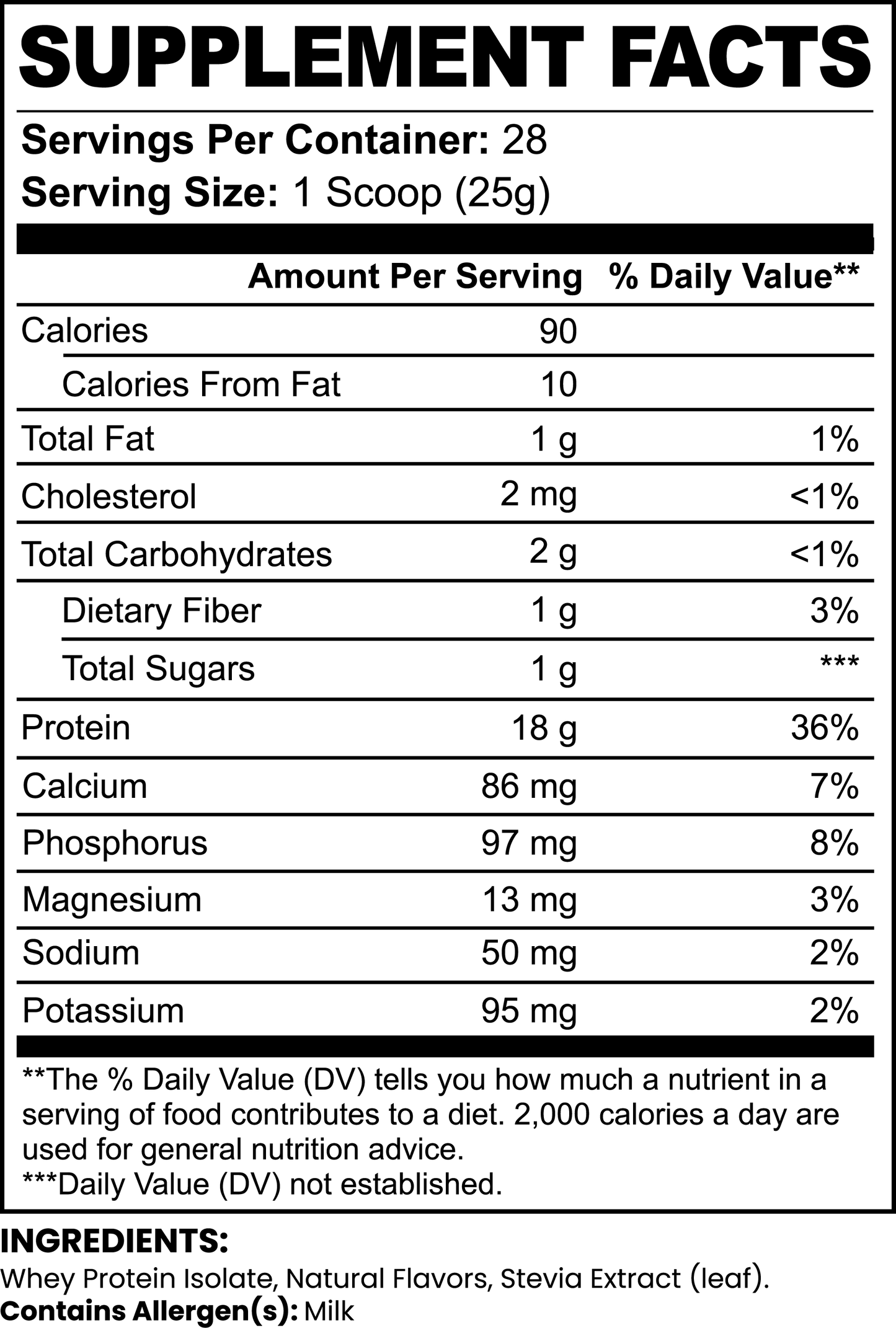 NRG BUILD: 100% Whey Isolate Protein - Chocolate with Stevia-NRG Sports Nutrition-NRG Sports Nutrition