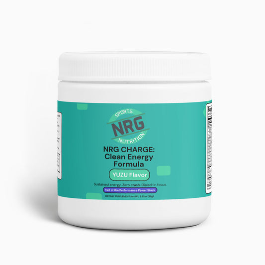 NRG CHARGE: Clean Energy Formula – Yuzu Flavor-NRG Sports Nutrition-NRG Sports Nutrition