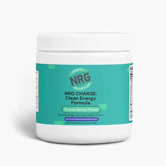 NRG CHARGE: Clean Energy Formula – Guava Berry Flavor-NRG Sports Nutrition-NRG Sports Nutrition