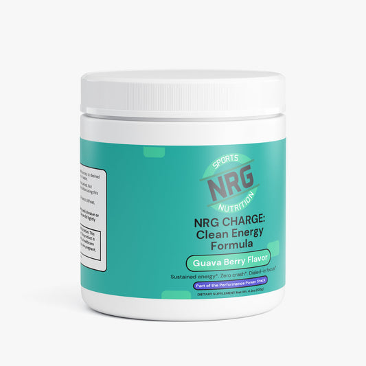 NRG CHARGE: Clean Energy Formula – Guava Berry Flavor-NRG Sports Nutrition-NRG Sports Nutrition