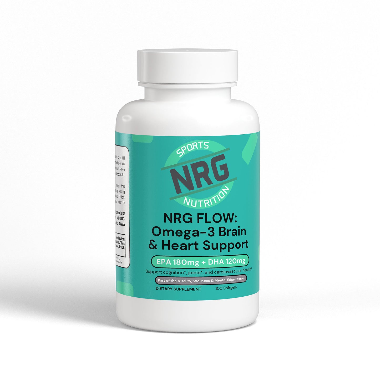 NRG FLOW: Omega-3 Brain & Heart Support-NRG Sports Nutrition-NRG Sports Nutrition