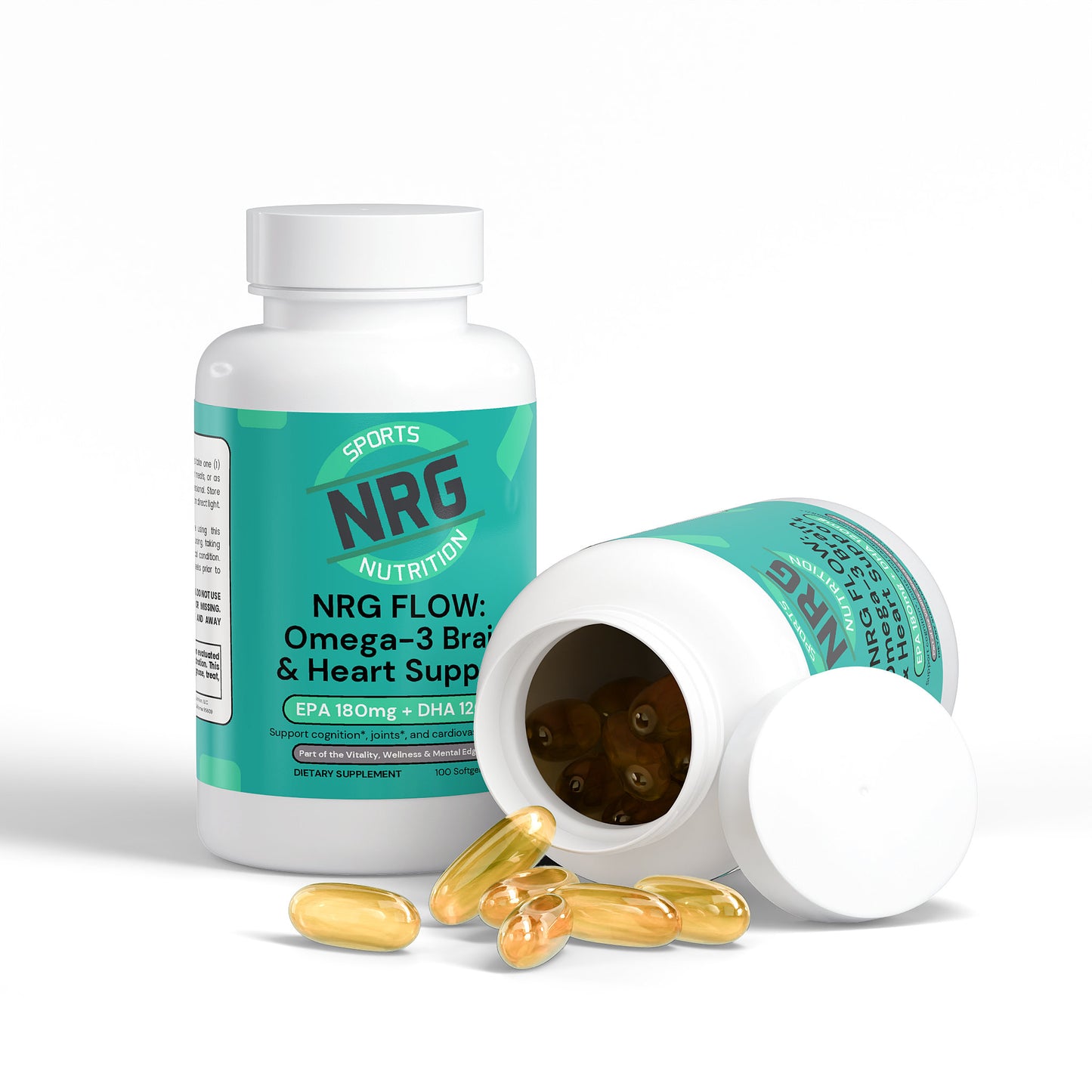 NRG FLOW: Omega-3 Brain & Heart Support-NRG Sports Nutrition-NRG Sports Nutrition