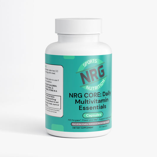 NRG CORE: Daily Multivitamin Essentials-NRG Sports Nutrition-NRG Sports Nutrition