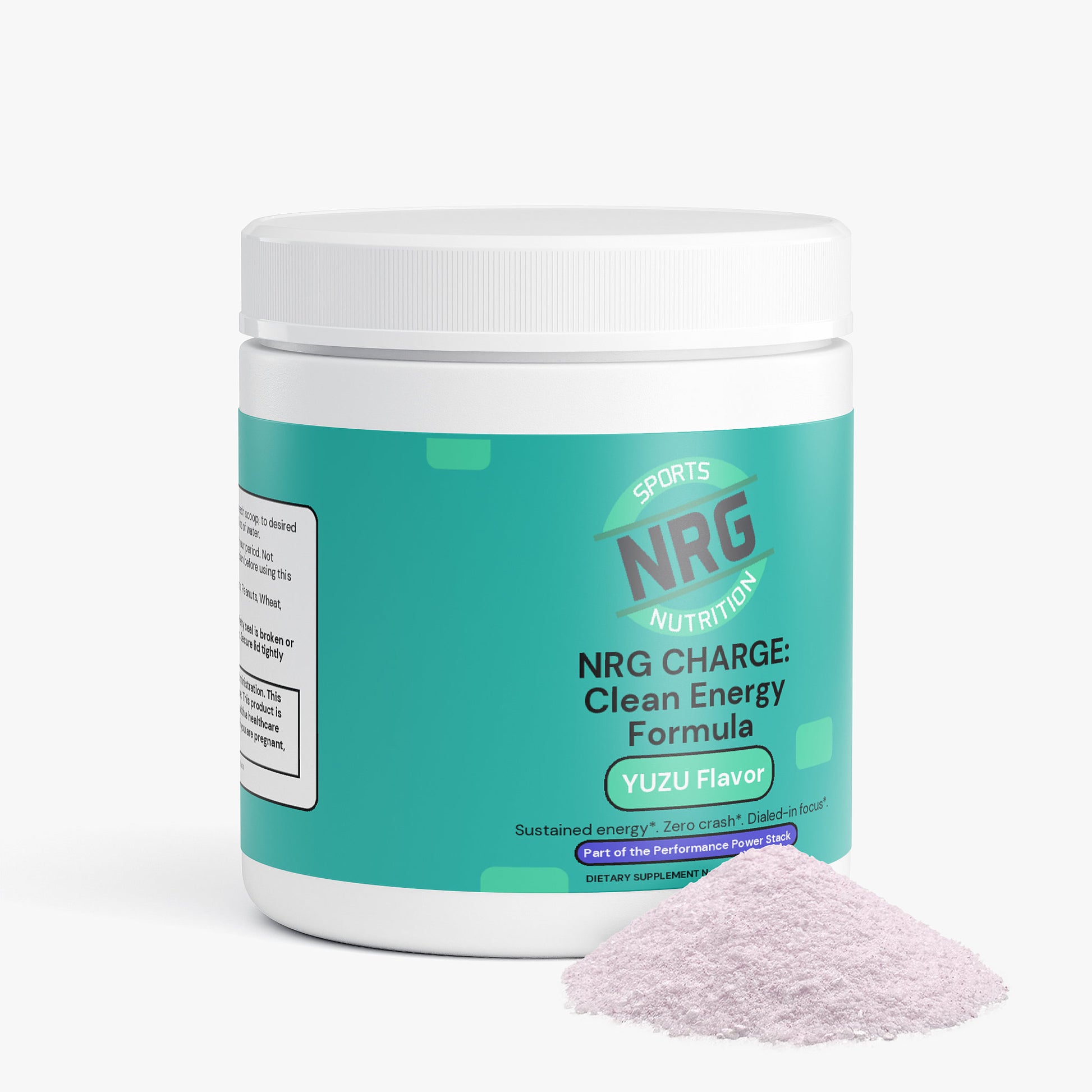 NRG CHARGE: Clean Energy Formula – Yuzu Flavor-NRG Sports Nutrition-NRG Sports Nutrition