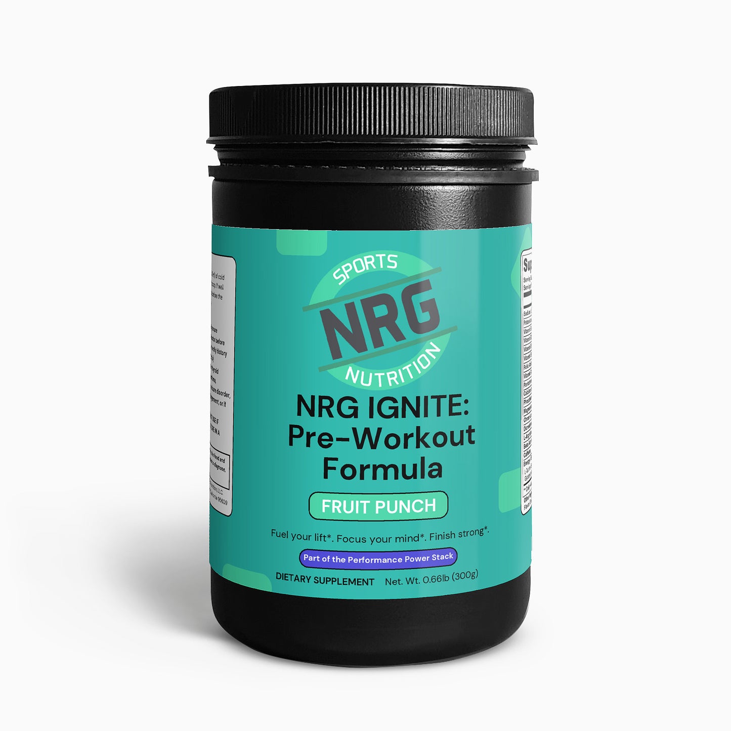 NRG IGNITE — Clean Energy Pre-Workout (Fruit Punch)-NRG Sports Nutrition-NRG Sports Nutrition