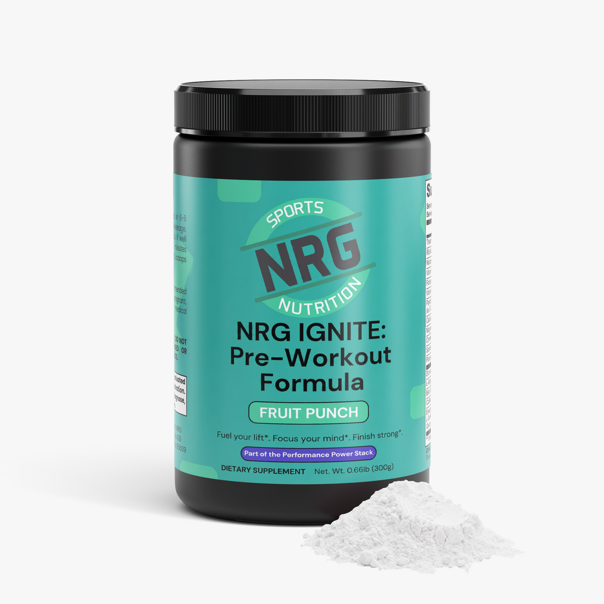 NRG IGNITE — Clean Energy Pre-Workout (Fruit Punch)-NRG Sports Nutrition-NRG Sports Nutrition