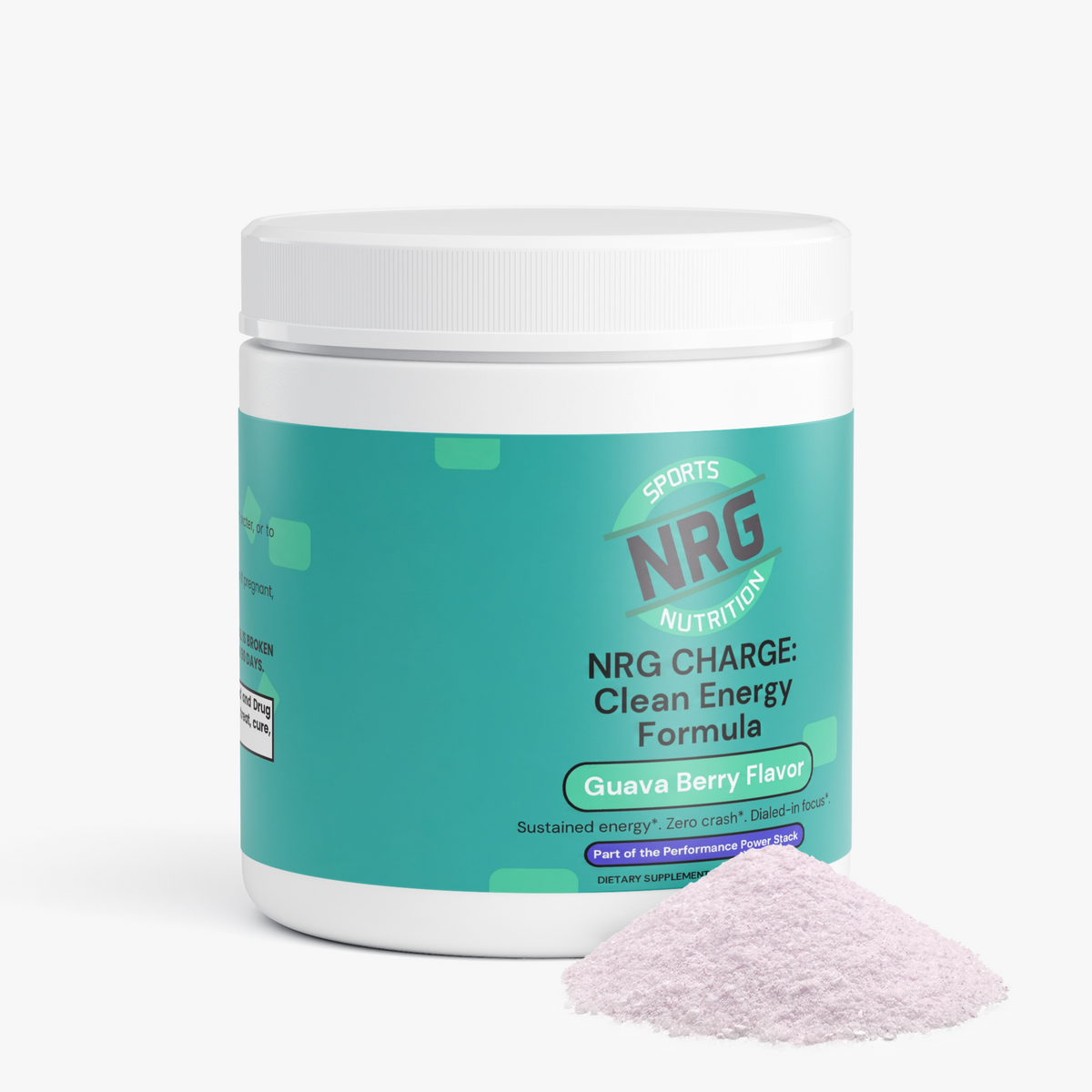 NRG CHARGE: Clean Energy Formula – Guava Berry Flavor-NRG Sports Nutrition-NRG Sports Nutrition
