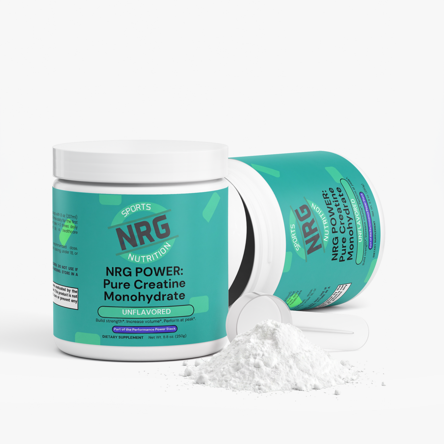 NRG POWER: Pure Creatine Monohydrate - Unflavored-NRG Sports Nutrition-NRG Sports Nutrition