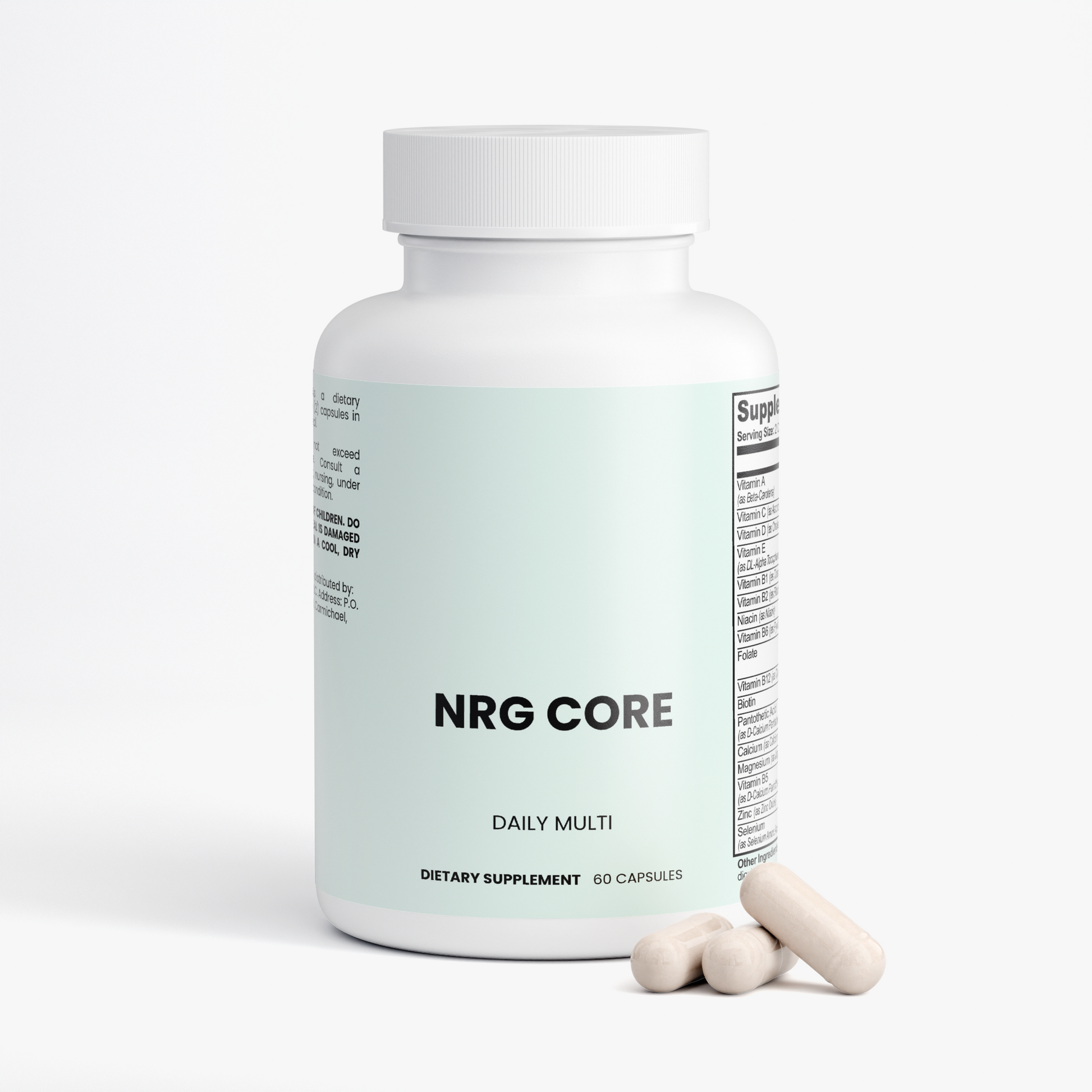 NRG CORE: Daily Multivitamin Essentials-NRG Sports Nutrition-NRG Sports Nutrition