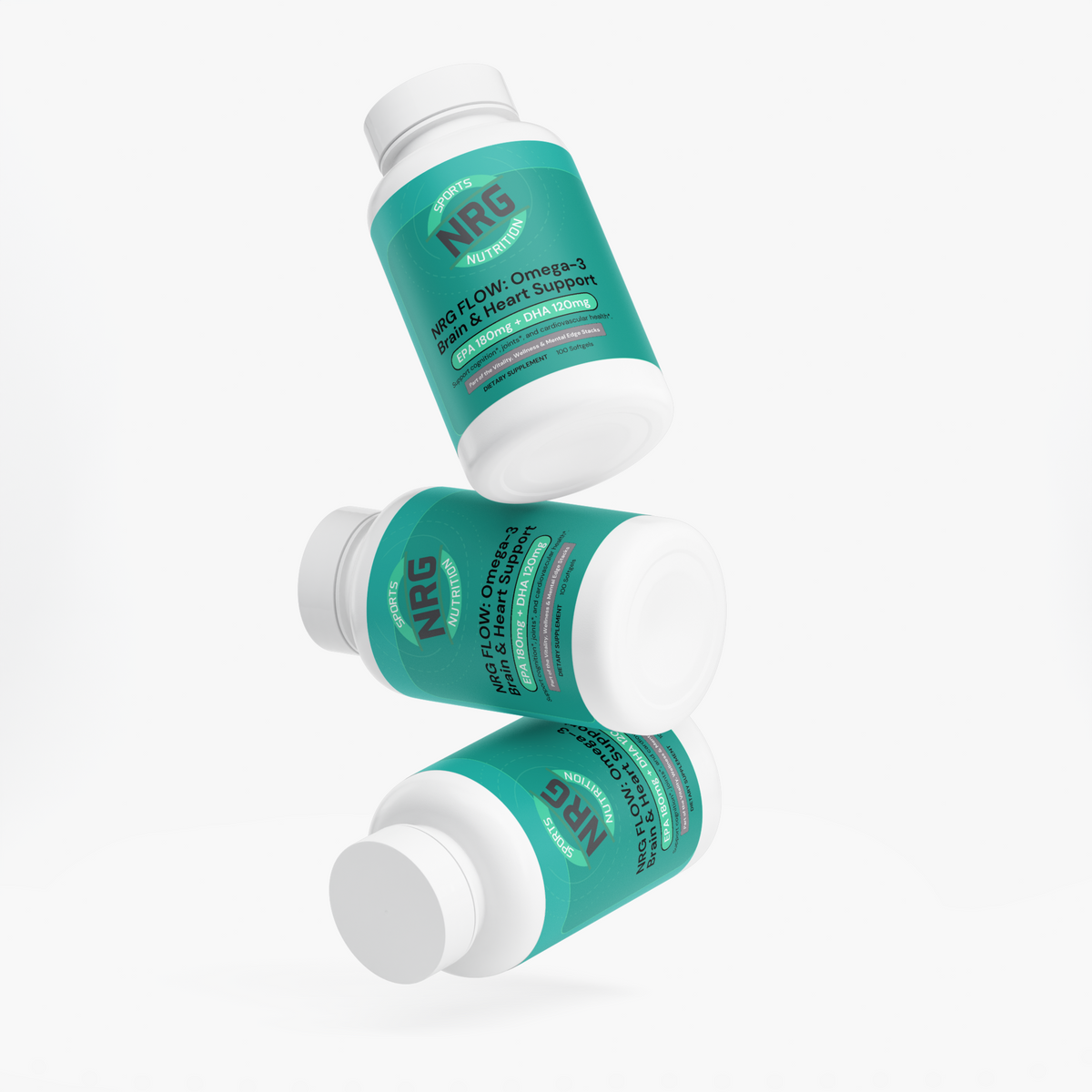 NRG FLOW: Omega-3 Brain & Heart Support-NRG Sports Nutrition-NRG Sports Nutrition