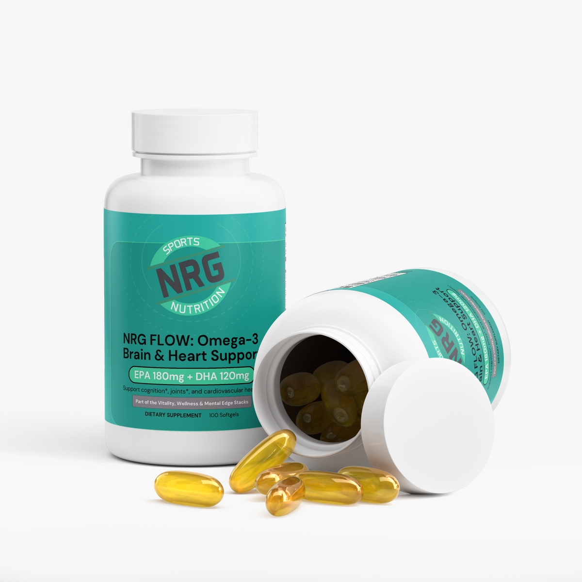 NRG FLOW: Omega-3 Brain & Heart Support-NRG Sports Nutrition-NRG Sports Nutrition