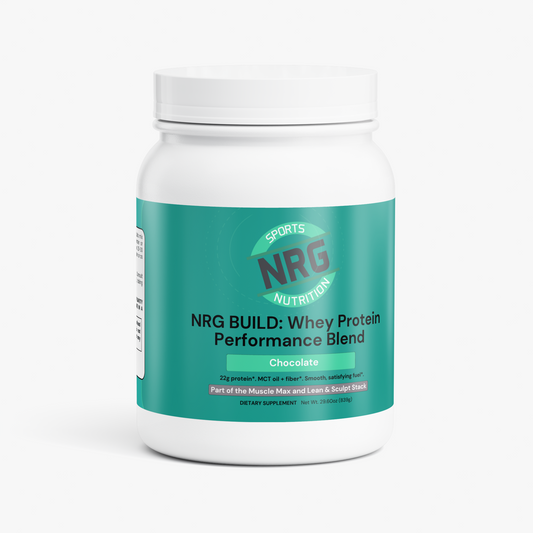 NRG BUILD: Whey Protein Performance Blend - Chocolate