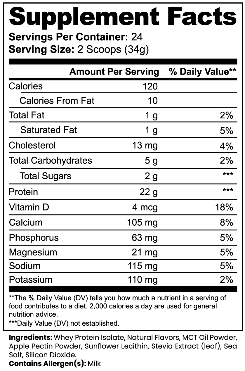 NRG BUILD: Whey Protein Performance Blend – Vanilla-NRG Sports Nutrition-NRG Sports Nutrition